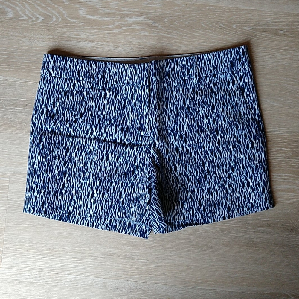Kenar Cotton Blue Printed Shorts